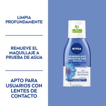 Desmaquillante bifásico de ojos NIVEA Efecto Dual 125 ml