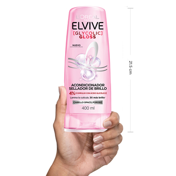 Acondicionador Elvive Glycolic Gloss 400ml