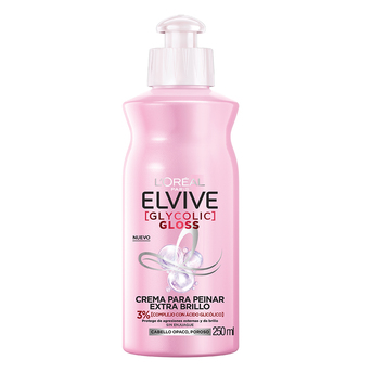 Crema para Peinar Elvive Glycolic Gloss 250ml