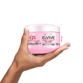 Mascarilla Elvive Glycolic Gloss 300gr