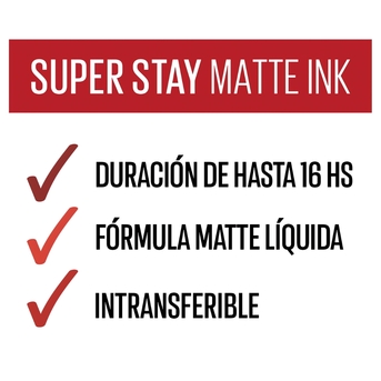 Labial Liquido Maybelline Super Stay Matte Ink