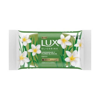 Jabon De Tocador Lux Glicerinado Lemon y Flores 90gr
