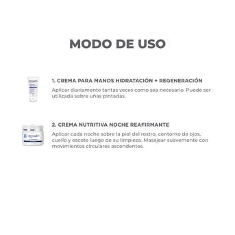 Kit Facial y Manos Dermaglós Hidratación + Regeneración