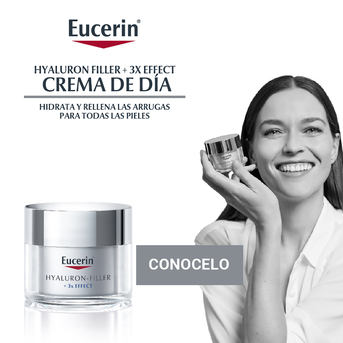 Crema de Día Eucerin Hyaluron-Filler + 3x Effect FPS30 50 ml