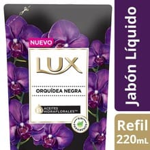 Recarga Economica Jabón Líquido Lux Orquídea Negra 220ml