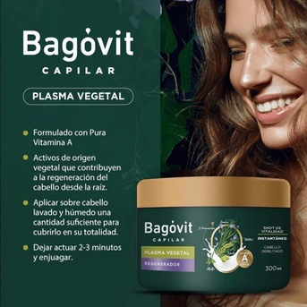 Tratamiento Capilar Bagovit Plasma Vegetal x 300ml
