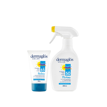 Kit Protector Solar Dermaglós Bebés + Niños en Gatillo