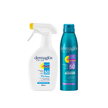 Kit Protector Solar Dermaglós FPS 50 Spray + Niños Gatillo