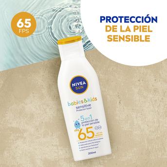 Protector solar NIVEA Babies & Kids Sensitive FPS 65 200 ml