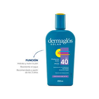 Protector Solar Dermaglós FPS40 Emulsión x250ml