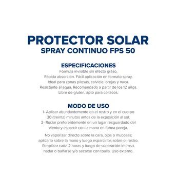 Protector Solar Dermaglos Fps 50 Spray Invisible 170ml