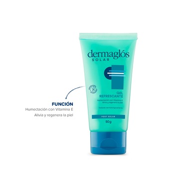 Gel Post Solar Dermaglós refresca y resalta bronceado x 50g