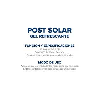 Gel Post Solar Dermaglós refresca y resalta bronceado x 50g