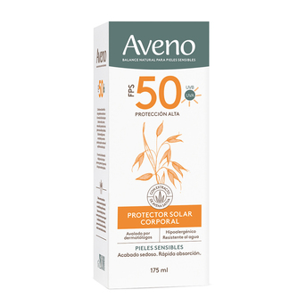 Protector Solar AVENO FPS50 Corporal Emulsión 175ml