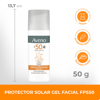 Protector Solar AVENO FPS50 Facial Crema Fluida 50ml
