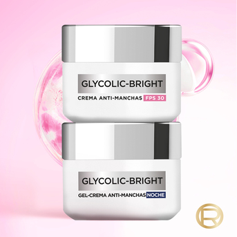 Crema de Dia Loreal Paris Glycolic Bright Day FPS30+ 50g
