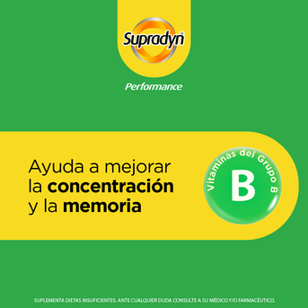 Supradyn Performance 30 Comprimidos Efervescentes