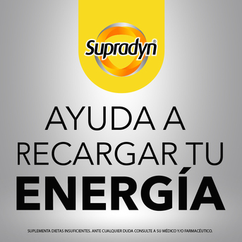 Supradyn Gummies 25 Pastillas Masticables Sabor Naranja, Frambuesa y Cereza