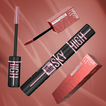 Maybelline: Sky High Cosmic Black + Labial Vinyl Ink Cheeky