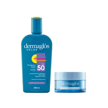 Kit Dermaglós Protector Solar + Crema Gel Ultra Hidratación