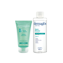 Kit Dermaglos Doble Limpieza Facial Piel Mixta a Grasa