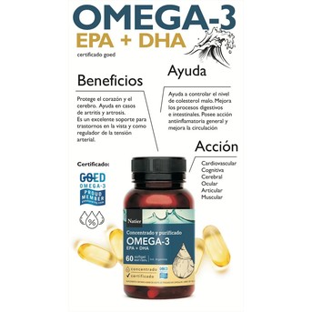Natier Omega 3 Soft Gel x60 Cápsulas