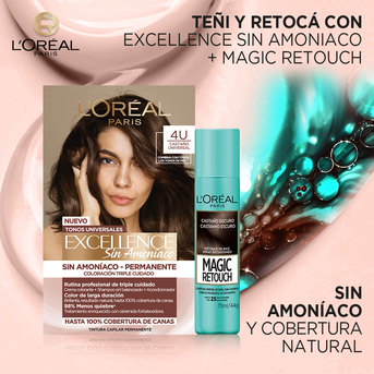 Kit Tintura Permanente Excellence Sin Amoniaco