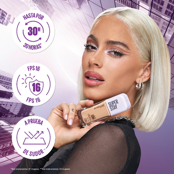 Base Líquida Maybelline Superstay Lumi Matte