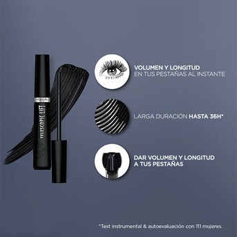 Loreal Paris Mascara de Pestañas Telescopic Lift WSH