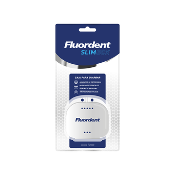 Caja de protectores y ortodoncia Fluordent Slim Box