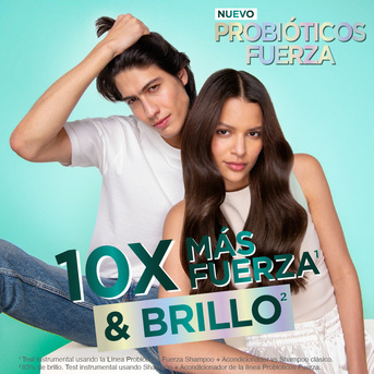 Shampoo Fructis Probióticos Fuerza 350ml