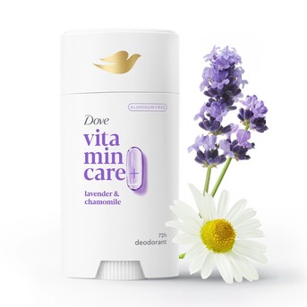 Desodorante Dove Vitamin Care Lavender & Chamomile x 74 g