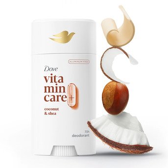 Desodorante Dove VitaminCare+ Coconut & Shea 74gr