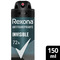Desodorante en Aerosol Rexona Invisible 150 ml