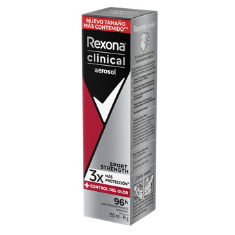 Antitranspirante REXONA Clinical Sport Strenght 150 ml