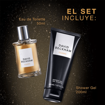 Set David Beckham Cofre Classic EDT 50 Ml + Gel De Ducha