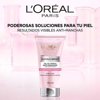 Gel de Limpieza Anti Manchas Glycolic Bright L´Oreal Paris