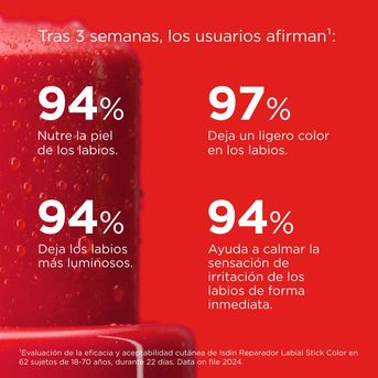 Bálsamo Labial Isdin Stick Rojo 4 gr