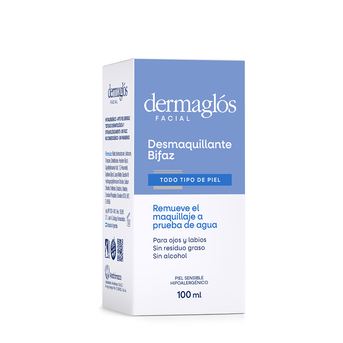 Dermaglós Desmaquillante Facial Bifaz de Ojos 100ml