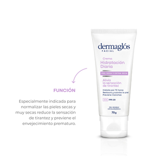 Crema Nutritiva Dermaglos de Noche Piel Seca 50g