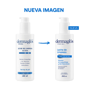 Leche de Limpieza Activa Dermaglós Facial Piel Sensible 200 ml