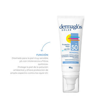 Dermaglós Solar Mineral FPS 50 Emulsión x90gr