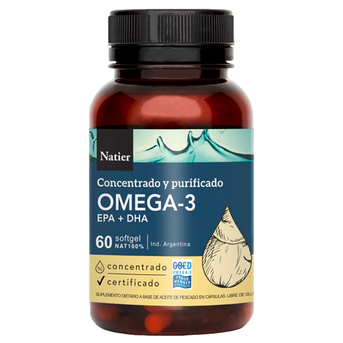 Natier Omega 3 Soft Gel x60 Cápsulas