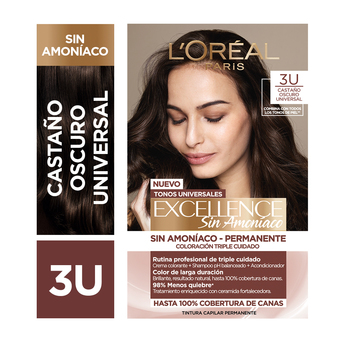 Kit Tintura Permanente Excellence Sin Amoniaco
