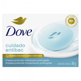 Jabón Dove Antibacterial Cuida & Protege 90g