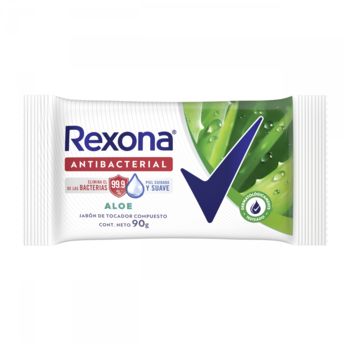 Jabón Antibacterial Rexona Aloe Jabón 108x90g