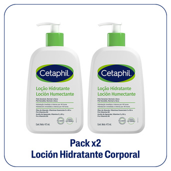 Loción Hidratante Cetaphil Loción 473ml x 2 und