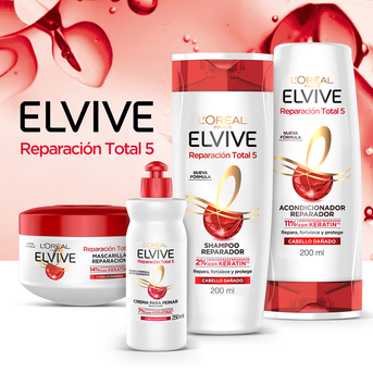 Shampoo Elvive Reparación Total5 x 200ml