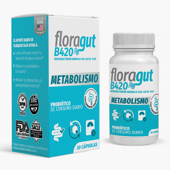 Floragut B420 Metabolismo 30 Cápsulas