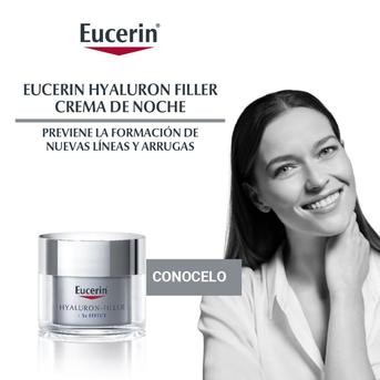 Crema antiarrugas de noche Eucerin HYALURON-FILLER + 3x Effect para todo tipo de piel x 50 ml